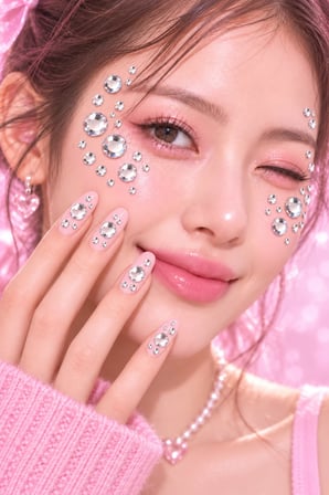 Silver Taş Rhinestone Sticker – Yapışkanlı Saç, Yüz, Tırnak, Vücut ve Süs Taşı