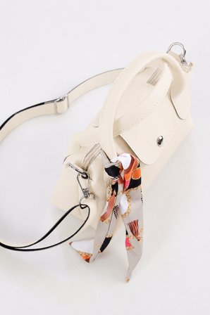 Luna Krem Mini Bag Kadın Omuz Çantası