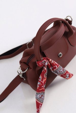 Luna Bordo Mini Bag Kadın Omuz Çantası
