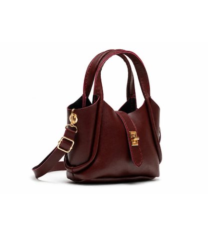 Vera Bordo Mini Bag Kadın Omuz Çantası
