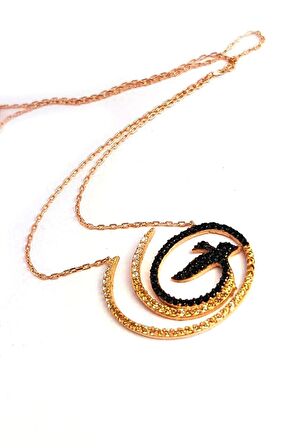 Anka Kuşu Tasarımı Modern Gümüş Kolye 