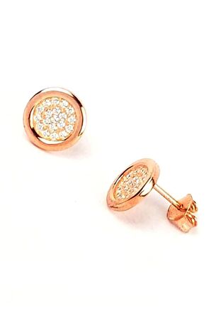 Zirkon taşlı gümüş Kadın küpe