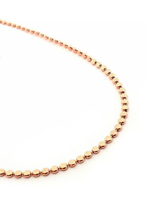 Italyan tasarımı gümüş üzerine rose altın kaplama uzun zincir kolye 