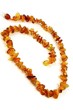 Damla kehribar kolye