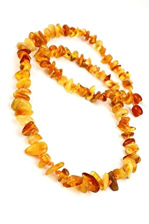 Damla kehribar kolye