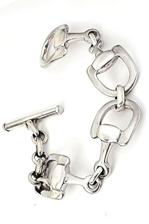 İtalyan tasarımı gümüş lüks bileklik