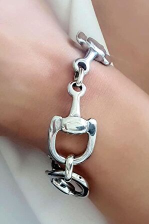 İtalyan tasarımı gümüş lüks bileklik