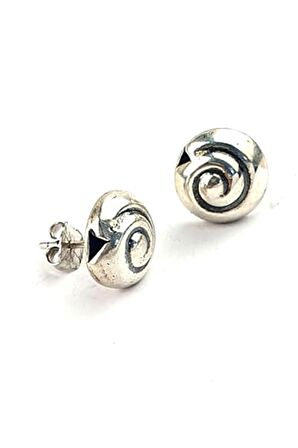 925 ayar gümüş tasarım deniz kabuğu küpe 