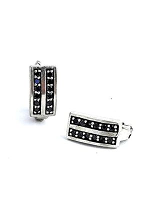 Oniks taşlı 925 ayar gümüş Tasarım Küpe