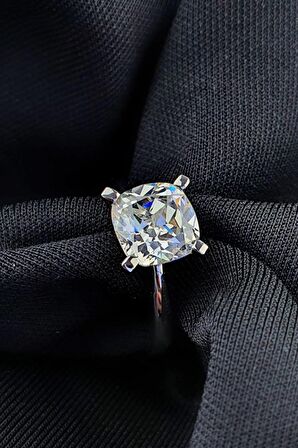 Sky Diamond Taşlı 925ayar Gümüş Tek Taş Yüzük