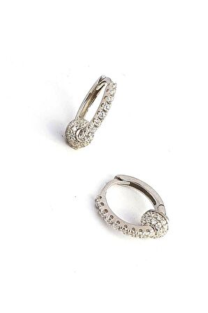 İtalyan 925 ayar gümüş Trend Toplu Halka Küpe