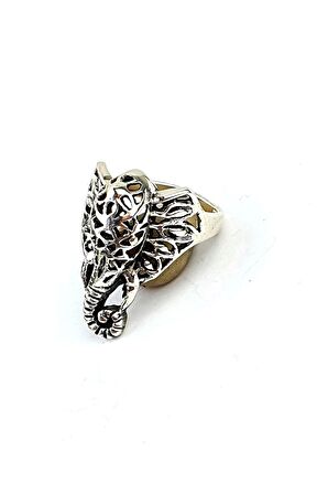 Fil Figürlü 925ayar Gümüş Tasarım Yüzük