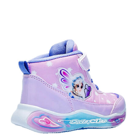 Kidx Snowgirl Işıklı Taban Kız Çocuk Spor Bot Pembe