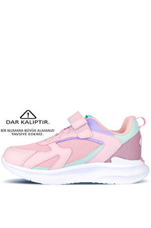 Vicco Massa Sneaker Extra Hafif Ortopedik Kız Çocuk Günlük Spor Ayakkabı Pudra Pembe