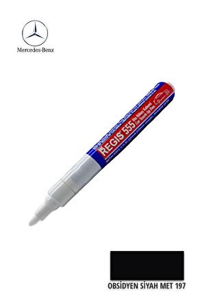 Oto Tam Örtücü Rötüş Kalemleri Mercedes 197 Obsidyen Siyah Çizik Giderici Oto R.K