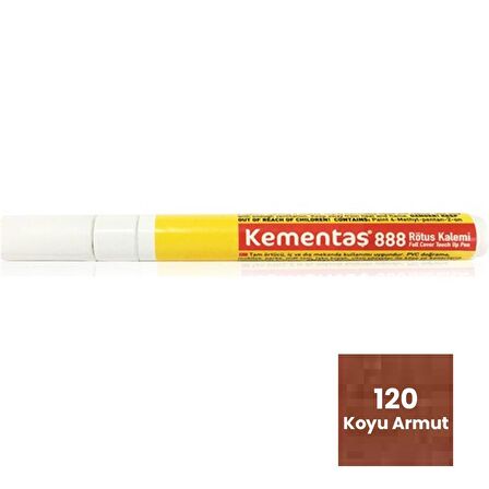 Tam Örtücü Rötuş Kalemleri 120 Koyu Armut (Şeftali) Tam Örtücü Rötuş Kalemi