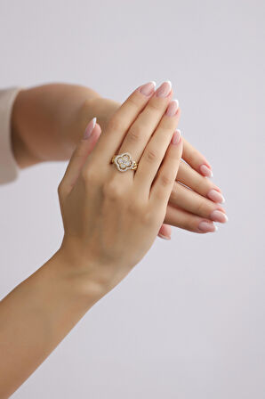 Nar-in Altın Mücevherat Tasarım Altın Yüzük 042