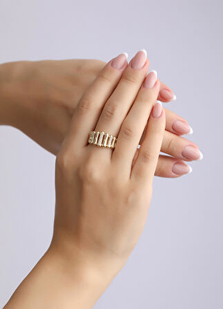 Nar-in Altın Mücevherat Tasarım Altın Yüzük 004