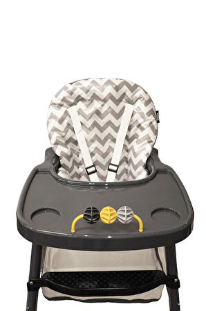 Kanz Ultrafix Çok Amaçlı Mama Sandalyesi Antrasit 