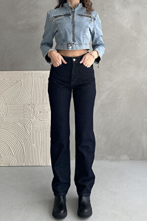 Normal Bel Boru Paça Straight Jean - 6172