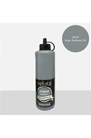 Hybrid Multisurface Akrilik Boya 500 Ml. H-058 Koyu Arduvaz Gri
