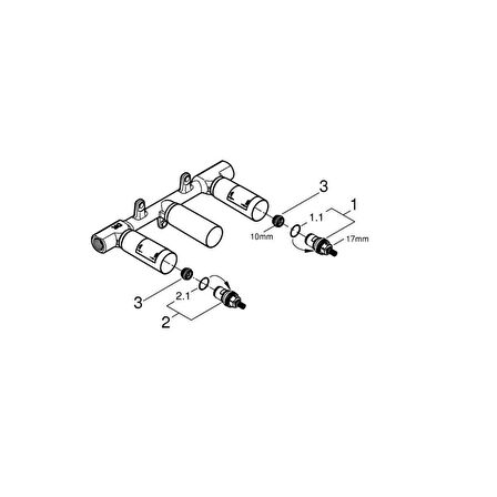 Grohe Ankastre İç Gövde - 29025002