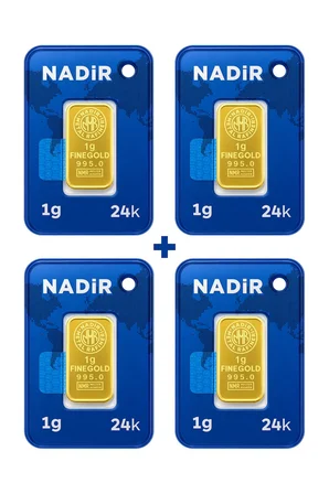 Nadir Gold 24 Ayar 4 Gram Külçe Altın