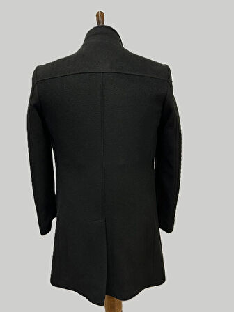 Hermose Siyah Hakim Yaka Erkek Kaban