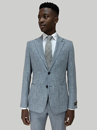 Hermose Açık Mavi Modern Fit Jogger Takım Elbise