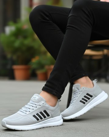 Unisex Micro Taban Fuspetli Spor Ayakkabı-Buz