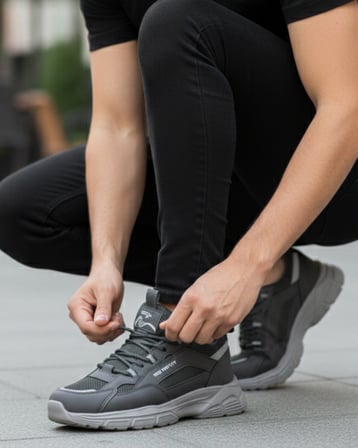 Erkek Anorak Fuspetli Spor Ayakkabı - Füme
