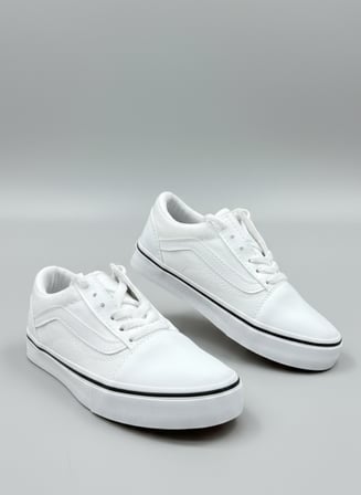 Bağcıklı Unisex Spor Sneaker - Beyaz