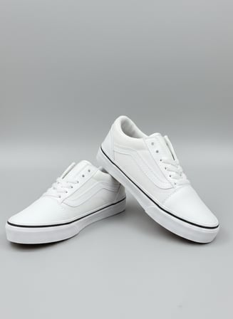 Bağcıklı Unisex Spor Sneaker - Beyaz