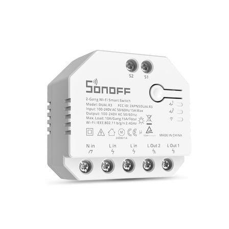 SONOFF DUALR3 Wi-Fi 2 Kanal Akıllı Röle