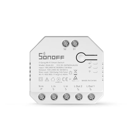 SONOFF DUALR3 Wi-Fi 2 Kanal Akıllı Röle