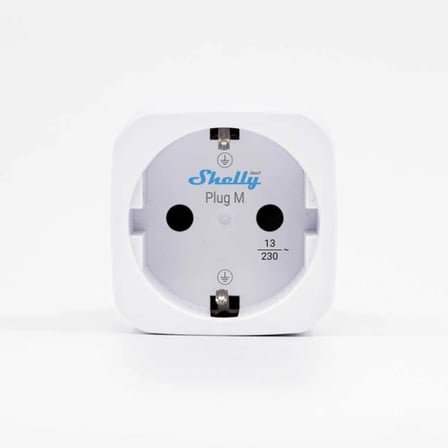 Shelly Plug M Gen3 Enerji Ölçümlü Matter Akıllı Priz – 2'li Paket