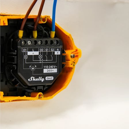 Shelly 2PM Gen3 Enerji Ölçümlü 2 Kanallı Akıllı Röle