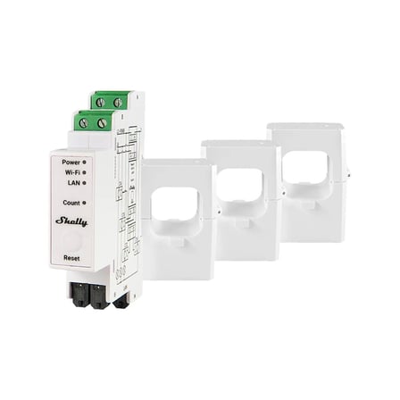 Shelly Pro 3EM-400 400A Üç Fazlı Akıllı Enerji Ölçer