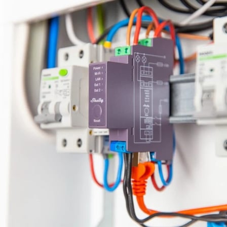 Shelly Pro 2 2 Kanallı Kuru Kontak DIN Ray Akıllı Röle