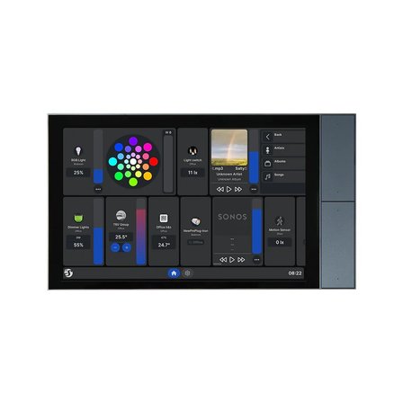 Shelly Wall Display XL Siyah 10,1 İnç Dokunmatik Akıllı Ev Kontrol Paneli