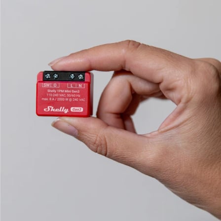 Shelly 1PM Mini Gen3 Enerji Ölçümlü Akıllı Röle