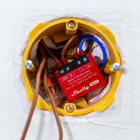 Shelly 1PM Mini Gen3 Enerji Ölçümlü Akıllı Röle