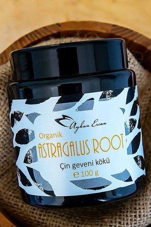 Organik Astragalus Root Çin Geveni Kökü Tozu 100 G