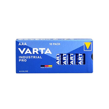 Varta 4003 AAA Size İnce Kalem Endüstriyel Pil 10'Lu