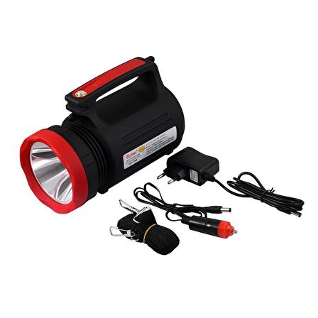 Watton WT-350 Led Power Bank Şarjlı Projektör Fener