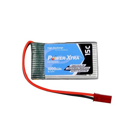 Power-Xtra PX1000XSL 3.7V 1S1P 1000 mAh (15C) Li-Polymer Pil