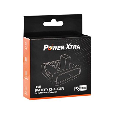 Power-Xtra PX200 Ni-Mh/Ni-Cd Şarj Cihazı