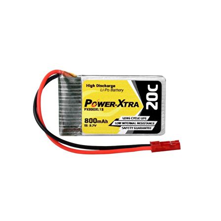 Power-Xtra PX800XL1S - 1S1P - 3.7V 800 mAh Li-Polymer Pil -20C