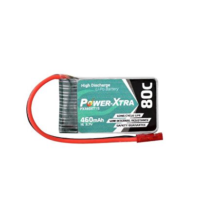 Power-Xtra PX460XT1S - 1S1P - 3.7V 460 mAh Li-Polymer Pil -80C