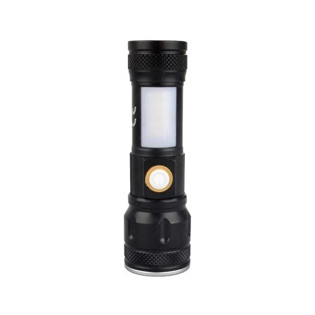 Police PS-357 Cob Led Zoom Şarjlı Şarjlı El Feneri